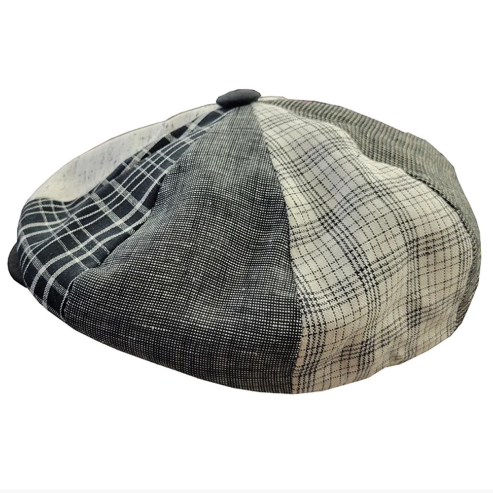 Capas Linen Patch Newsboy hat
